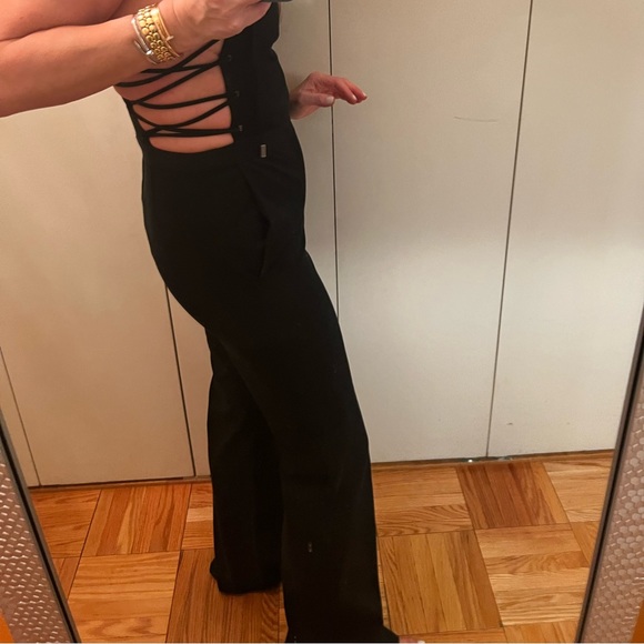 Haute Hippie Lace Up Jumpsuit - Picture 2 of 4